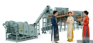 越南800公斤/小时PET瓶粉碎机 – 专为蓬勃发展的企业打造的高效食品级PET回收系统