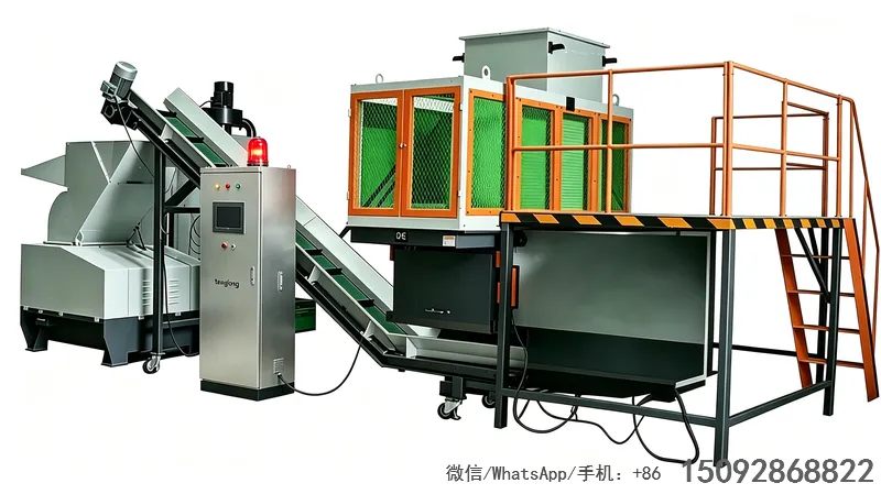 管材专用单轴撕碎机