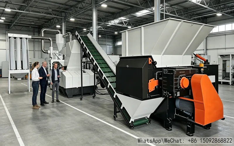 注塑+电子混合废料加工厂换装TL40120单轴撕碎机,一人值守完成双品类废料处置案例 注塑+电子混合废料加工厂换装TL40120单轴撕碎机,一人值守完成双品类废料处置案例