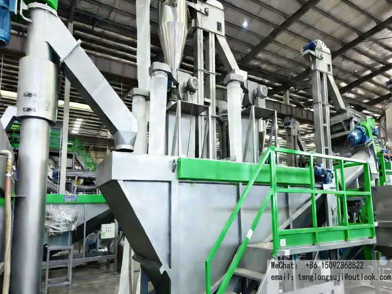 小型PET瓶清洗生产线 半自动操作 适配中小型PET回收