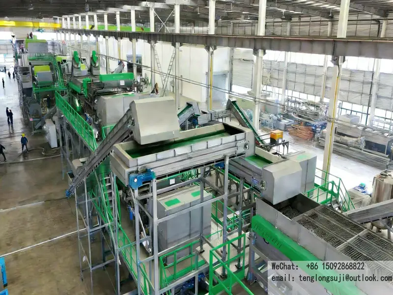 大型规模化PET瓶清洗生产线（产能5-8t/h）