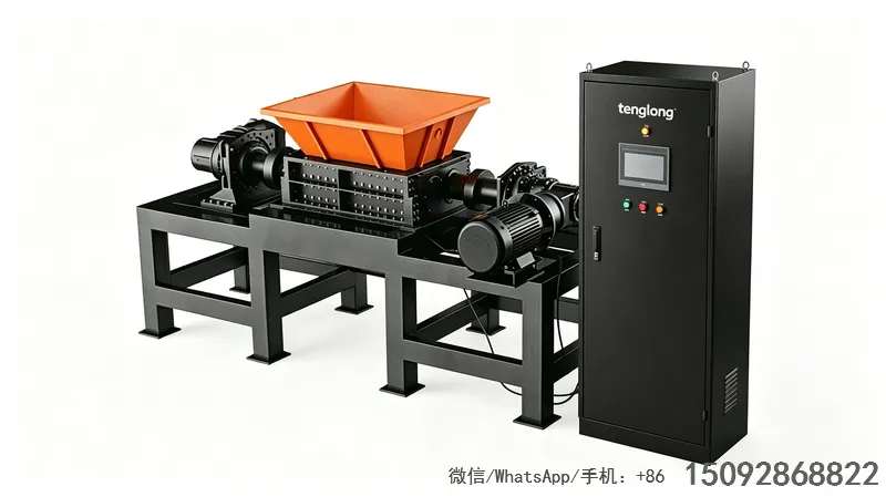 TL双轴撕碎机 小型中型大型多规格轮胎金属木材工业固废撕碎设备